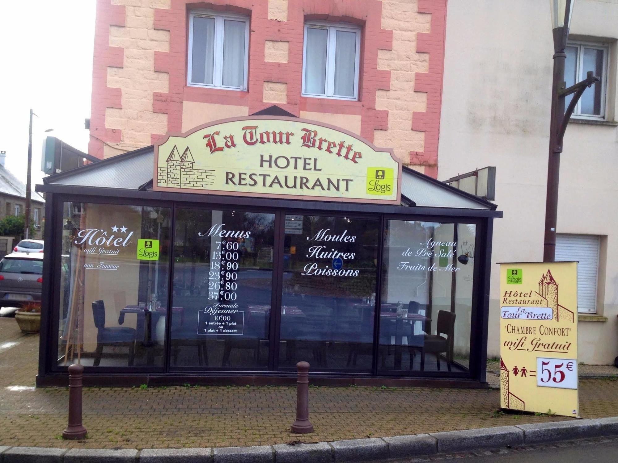 Logis Hotel Et Restaurant La Tour Brette Pontorson Kültér fotó